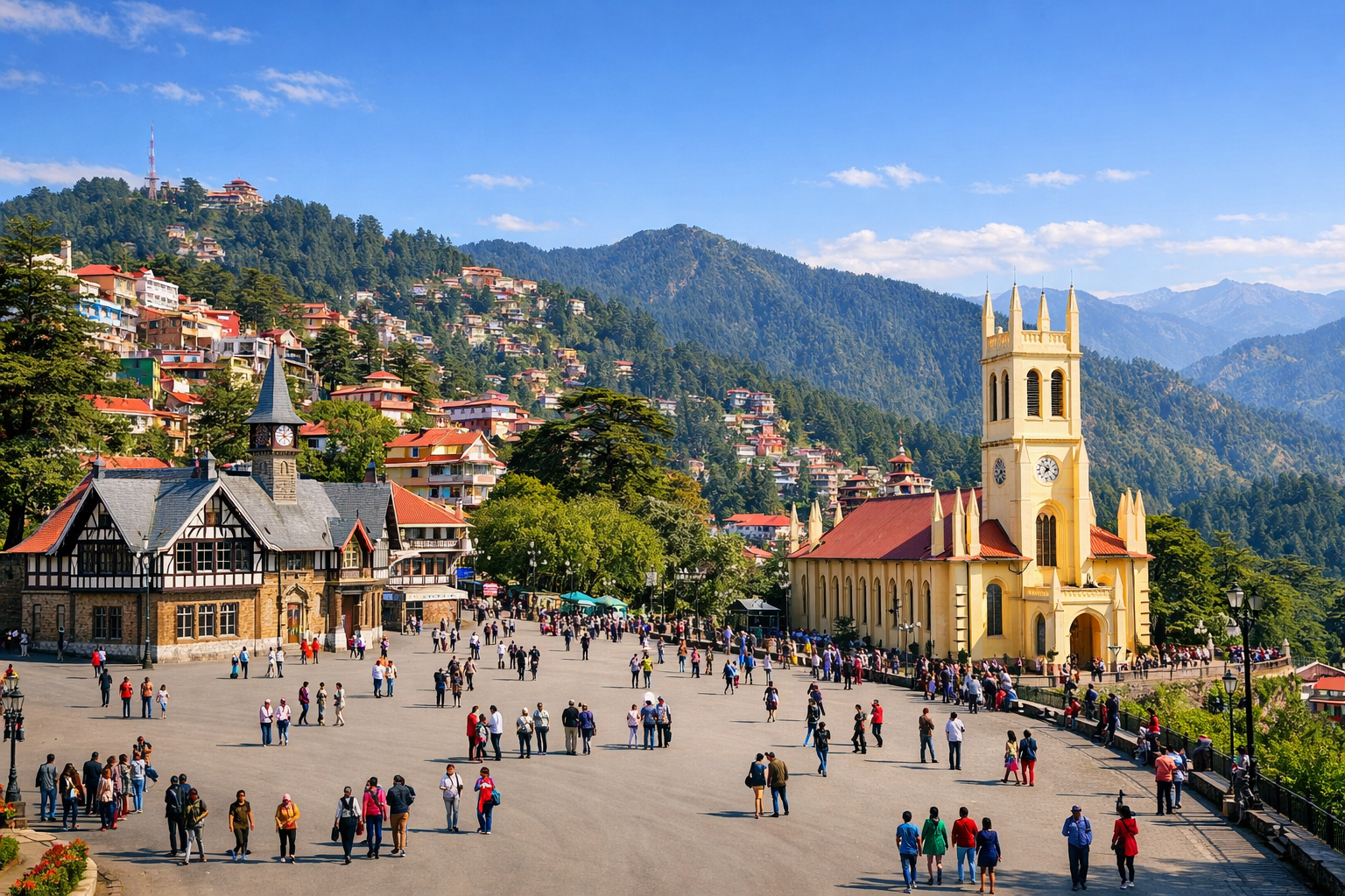 Shimla Panoramic View